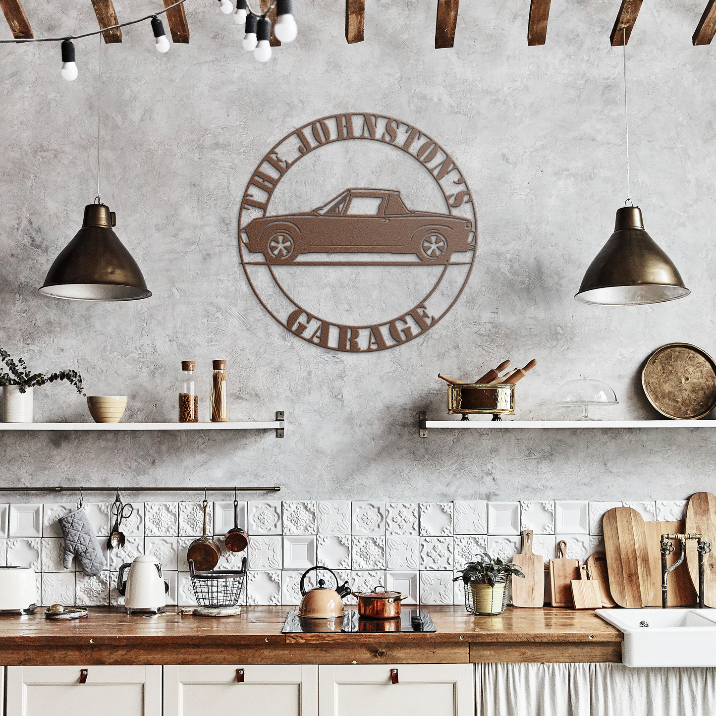 German_Sports_Car_Porsche_914_Metal_Wall_Copper_Rustic_Kitchen_Mockup.png