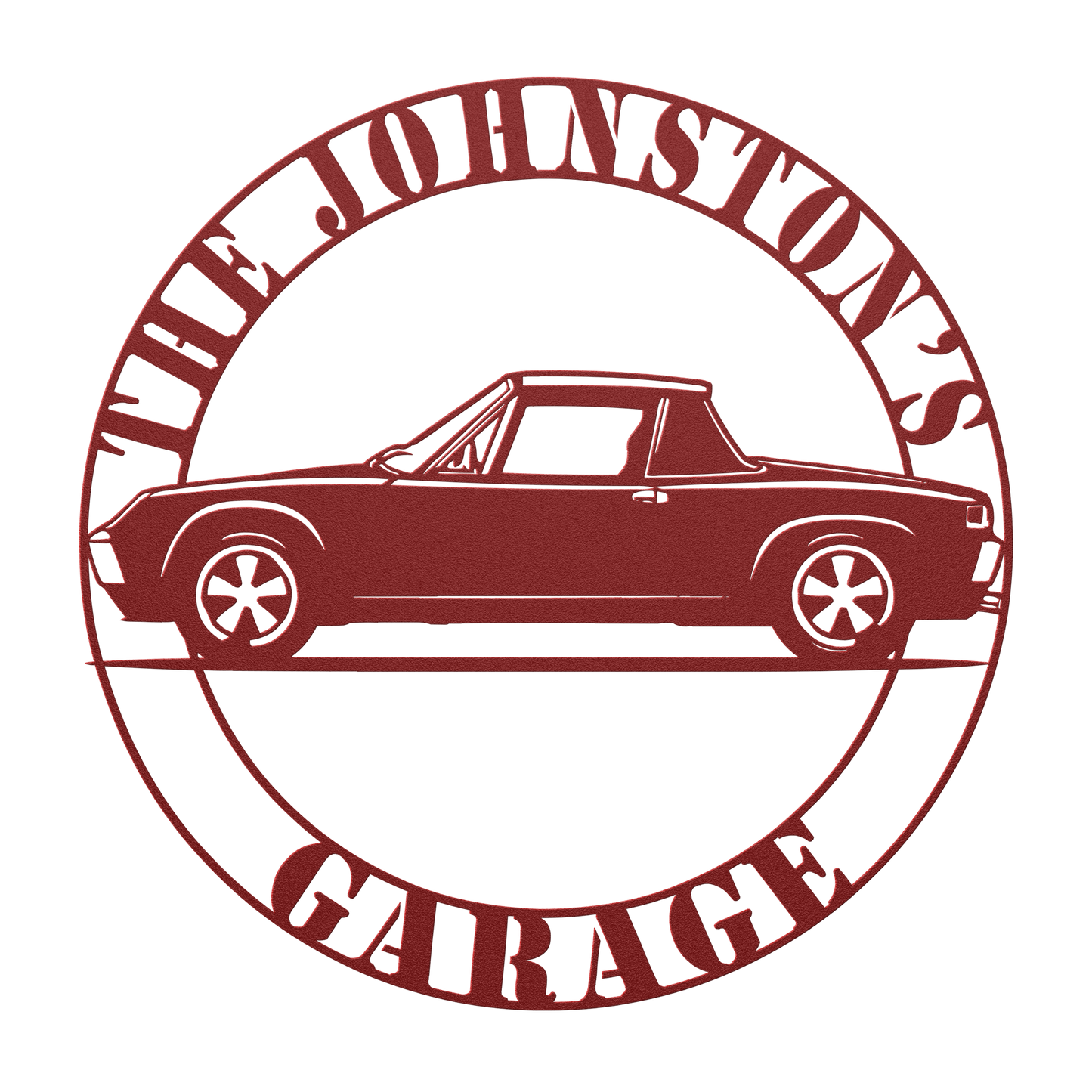 classic car metal wall decor garage