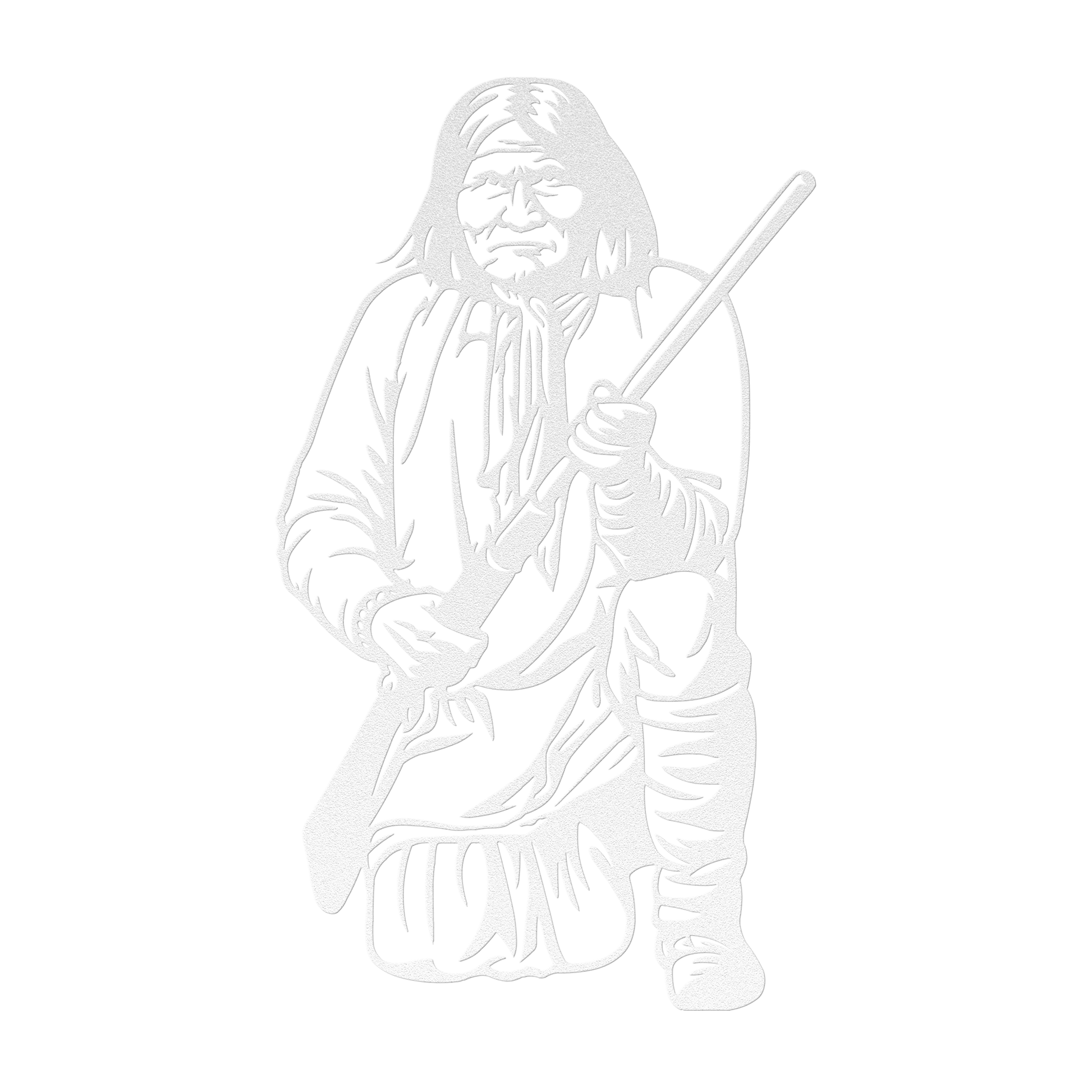 Geronimo steel wall hanging