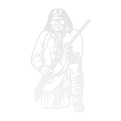 Geronimo steel wall hanging