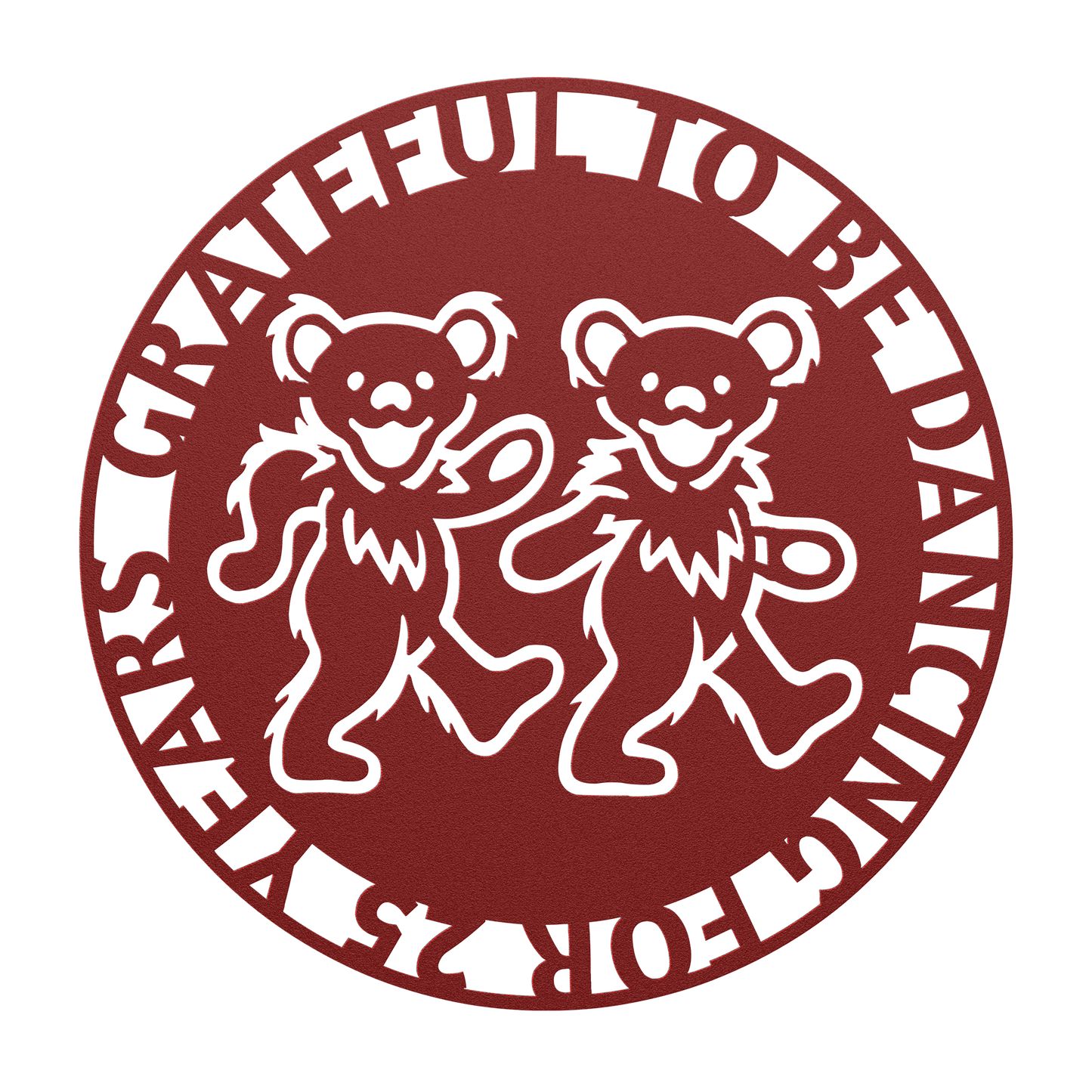 Hippie home decor metal artwork