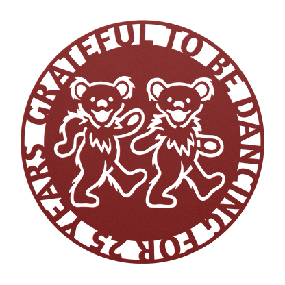 Hippie home decor metal artwork