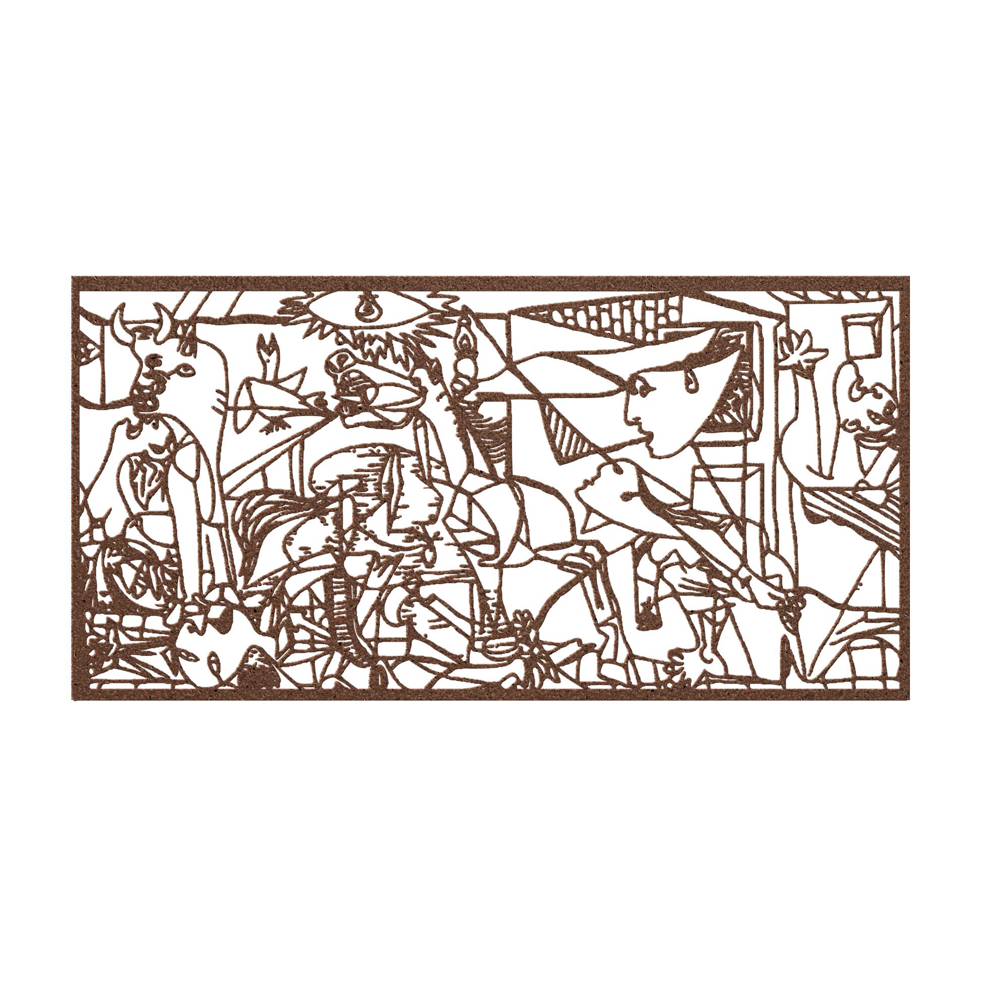 Guernica_Metal_Wall_Art_Pablo_Picasso_G_Copper_Transparent_Mockup.png