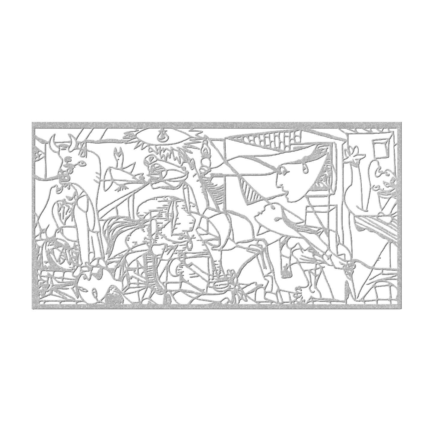 Guernica_Metal_Wall_Art_Pablo_Picasso_G_Silver_Transparent_Mockup.png