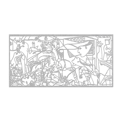 Guernica_Metal_Wall_Art_Pablo_Picasso_G_Silver_Transparent_Mockup.png