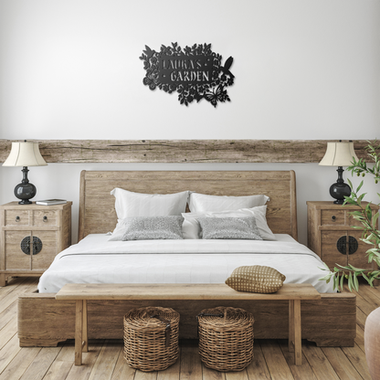 Hanging_Metal_Sign_Custom_Secret_Garden__Black_Farmhouse_Bedroom_Mockup.png
