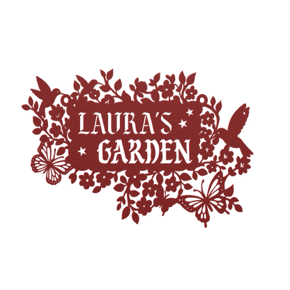 rustic sign, floral decor, outdoor art