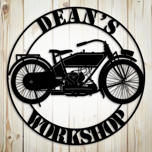 1920 Harley-Davidson Motorcycle metal sign