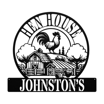 hen house sign