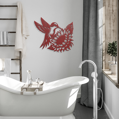 sunflower metal wall art