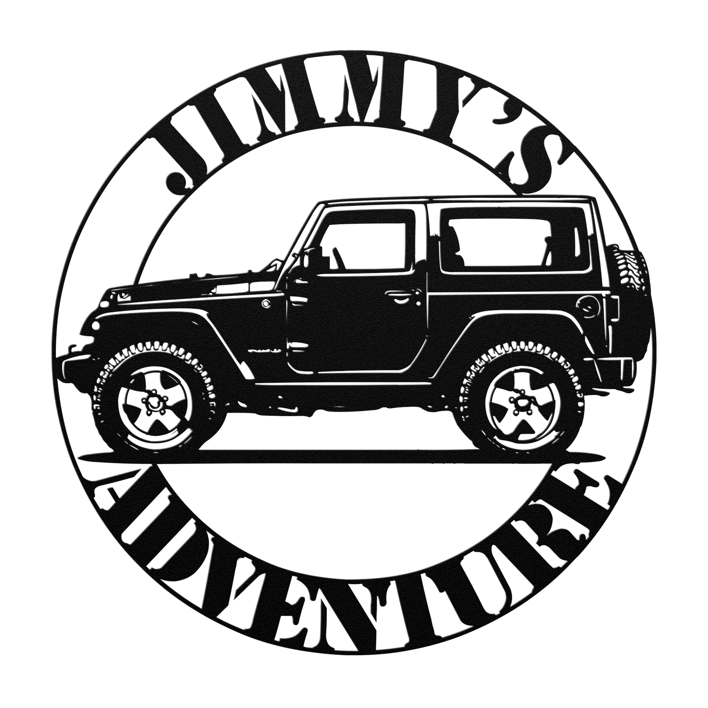 Jeep metal sign