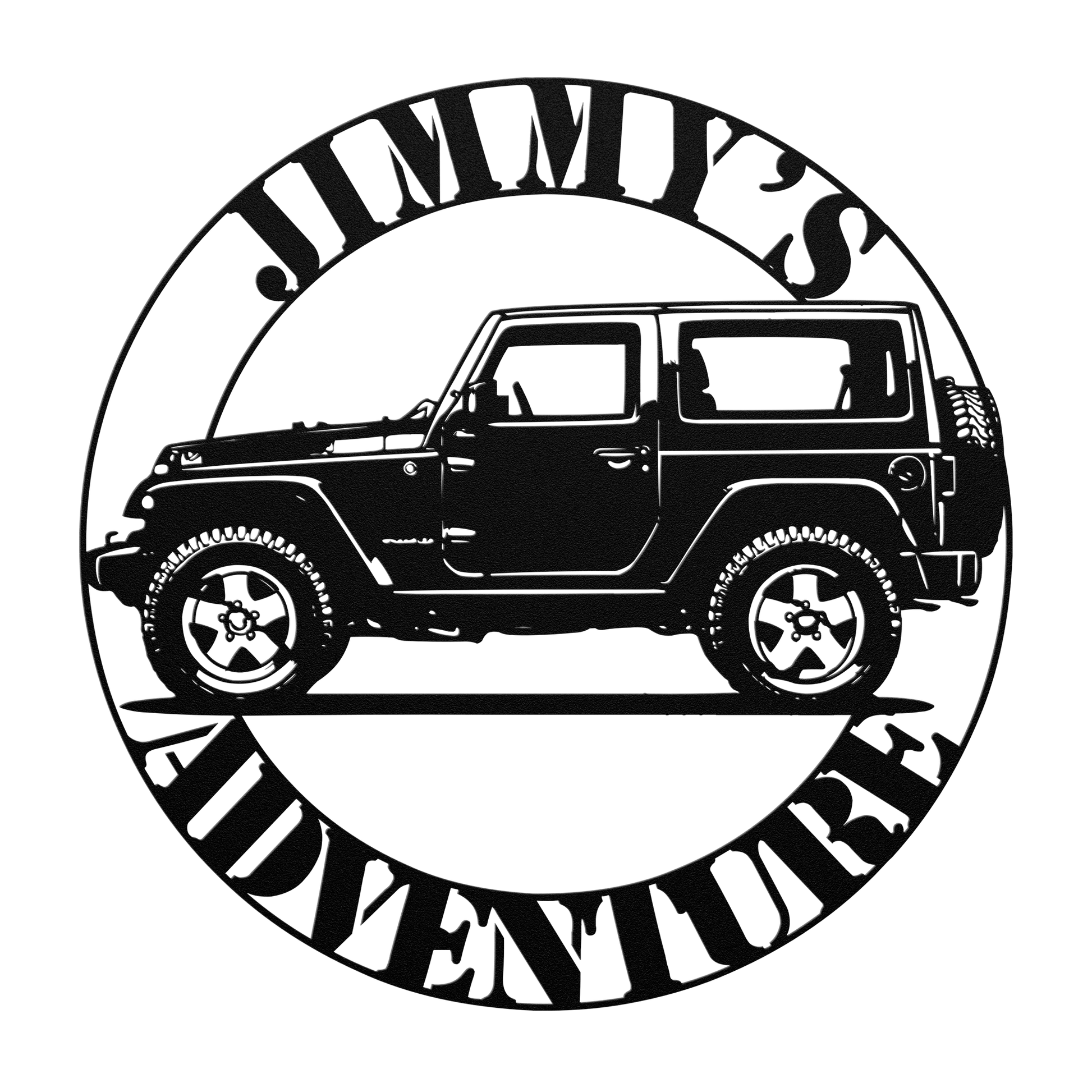 Jeep metal sign