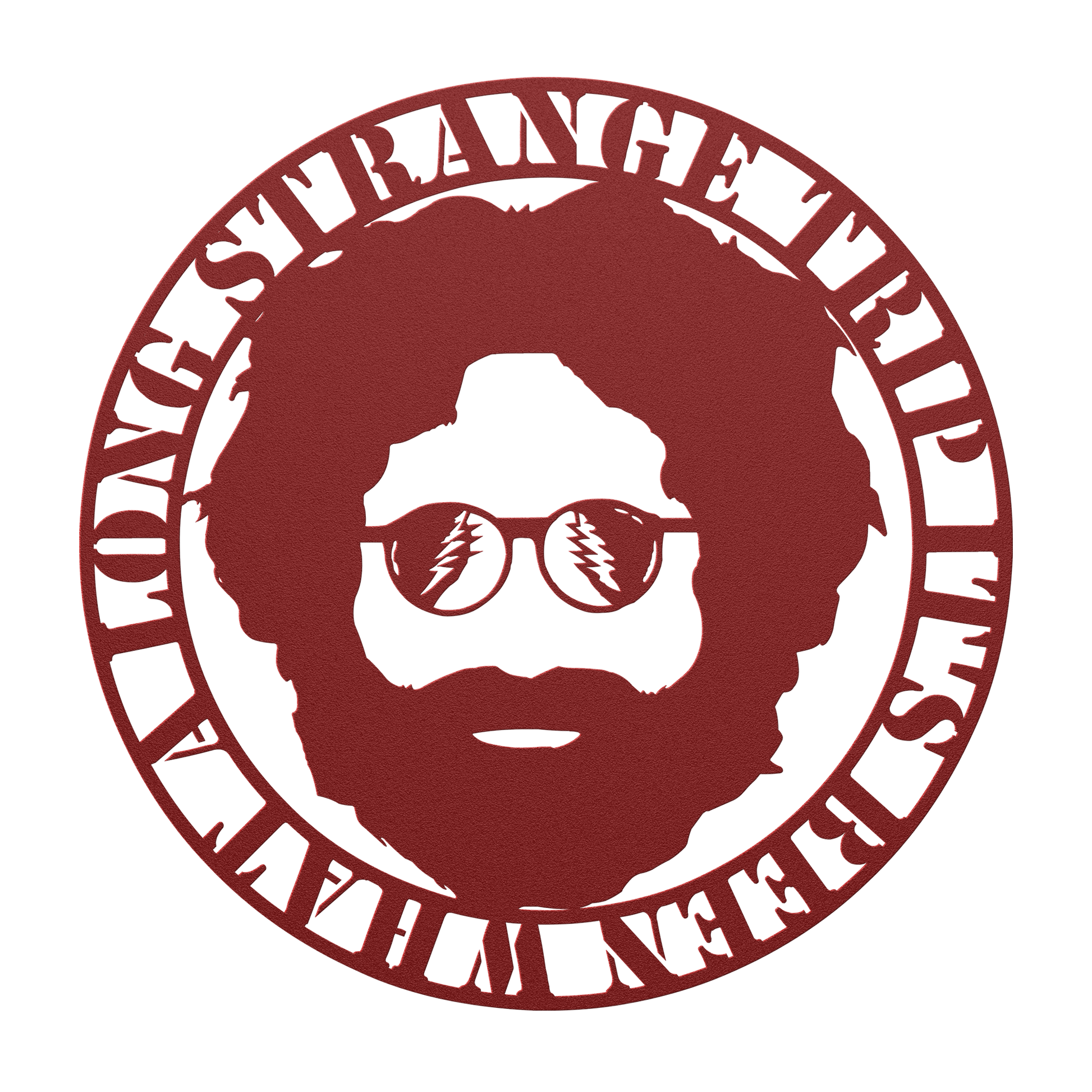 Custom Steel Music Wall Art Featuring Jerry Garcia