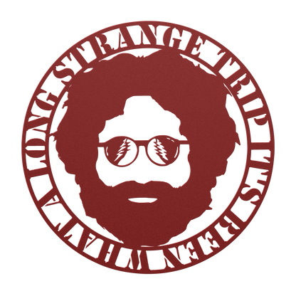 Custom Steel Music Wall Art Featuring Jerry Garcia