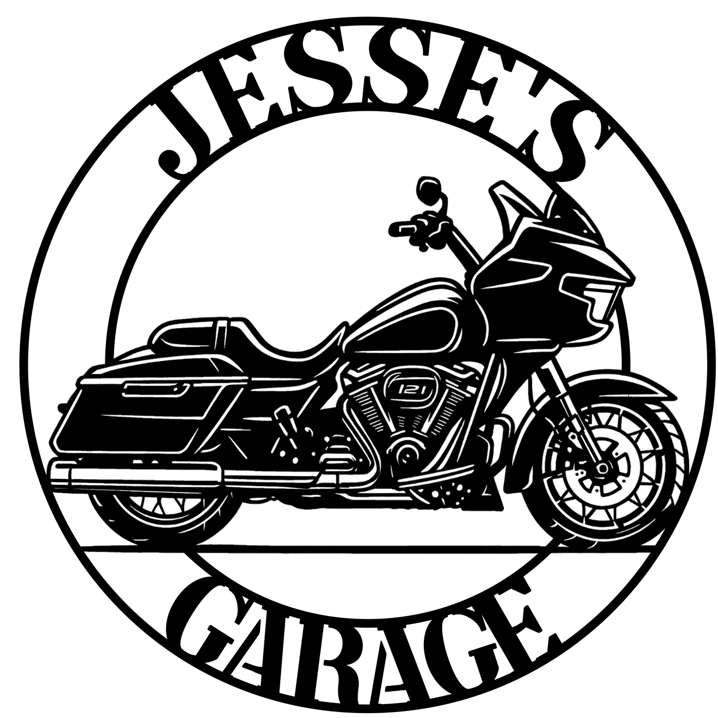 Personalized garage or shop wall art