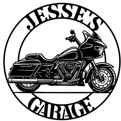 Personalized garage or shop wall art