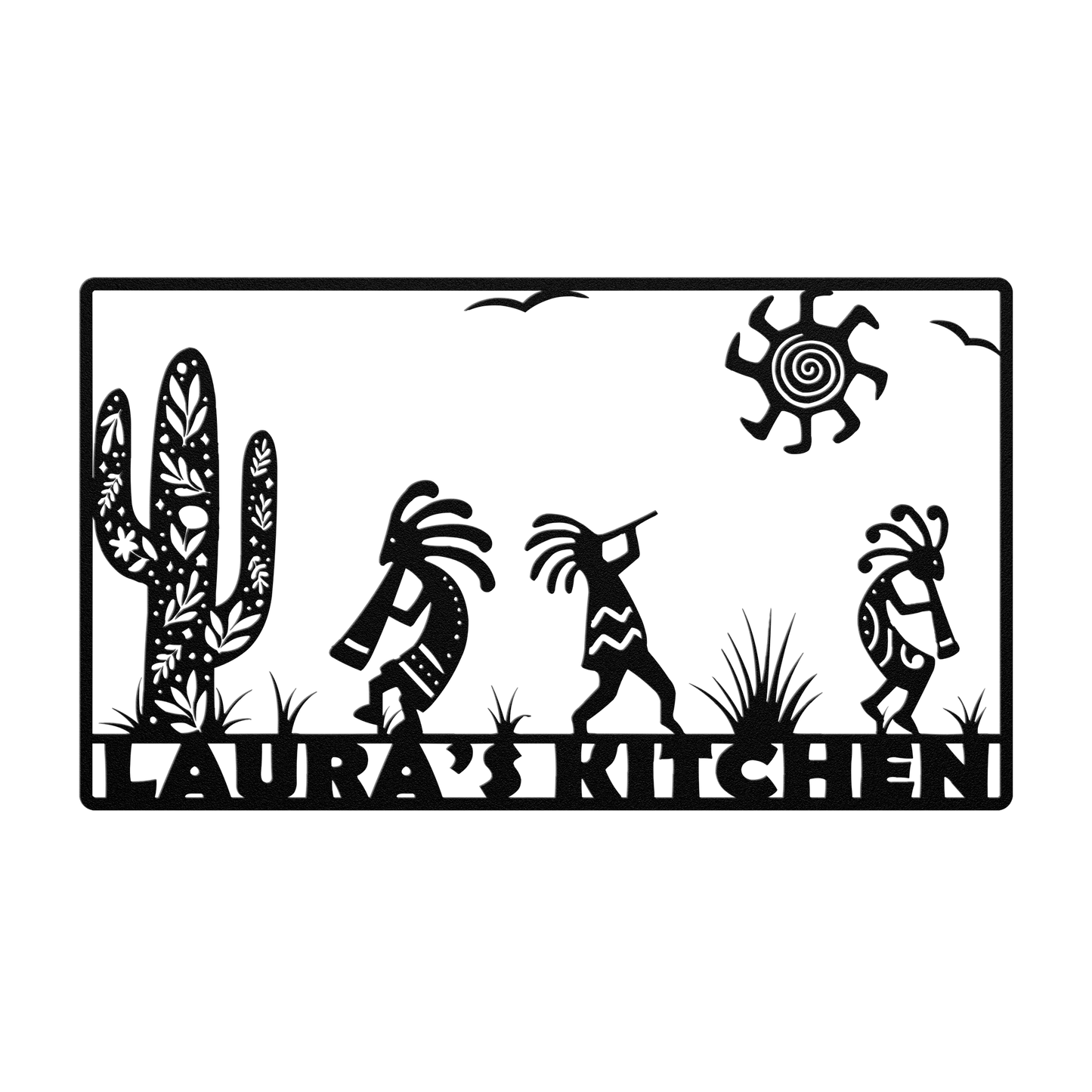 native american metal wall art