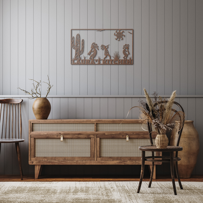 Kokopelli_Metal_Wall_Art__Native_Amer_Copper_Rustic_Hallway_Mockup.png