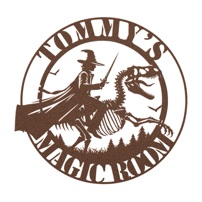 Magic_Boys_Room_Custom_Metal_Sign__Dino_Copper_Transparent_Mockup.png