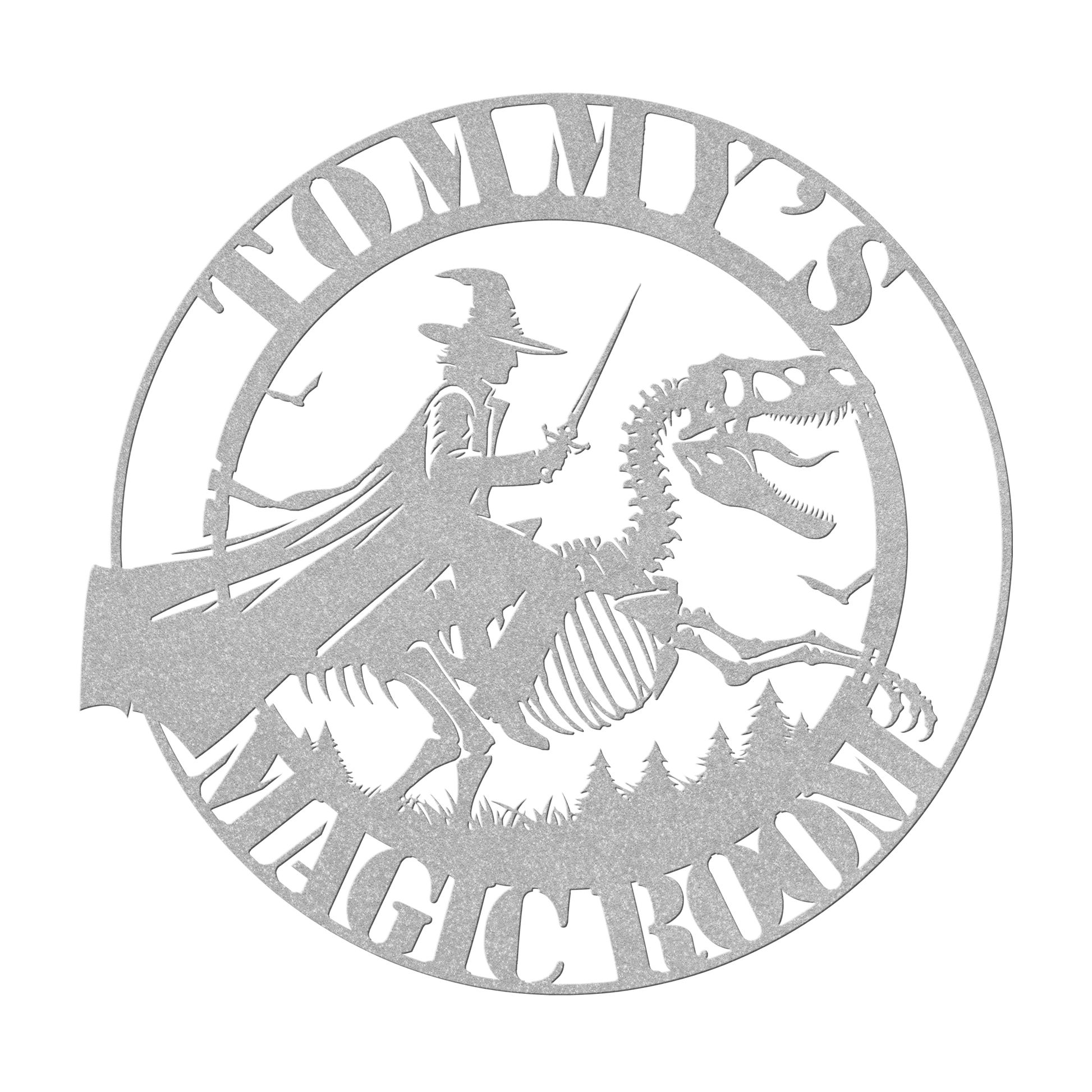 Magic_Boys_Room_Custom_Metal_Sign__Dino_Silver_Transparent_Mockup.png