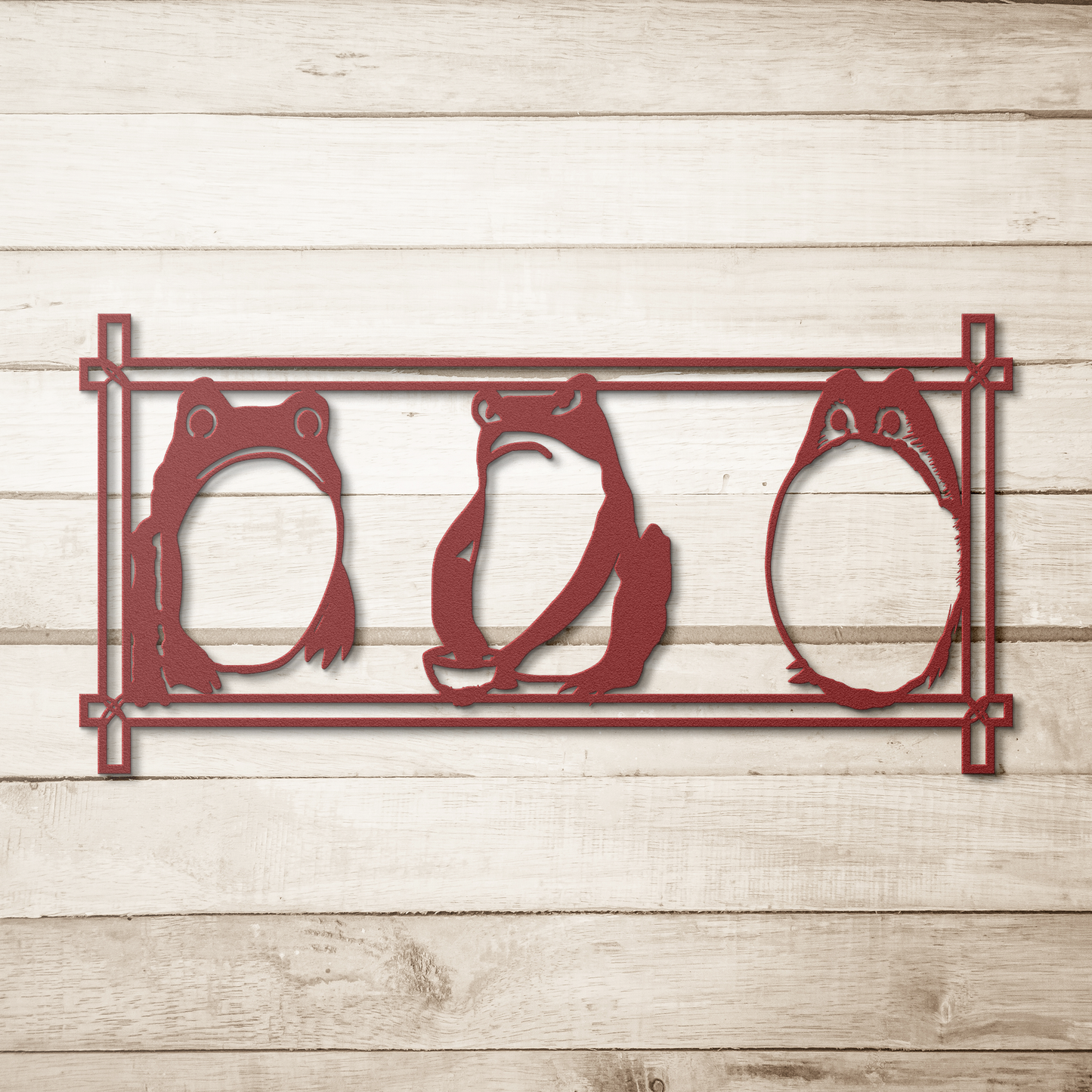 Japanese frog artwork minimalist decor