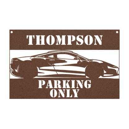 Personalized Garage Parking Sign 