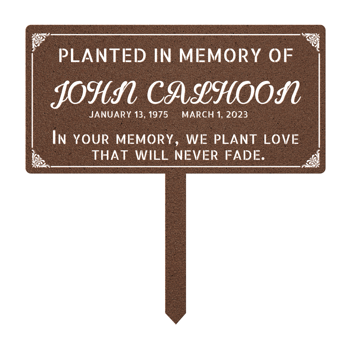 grave sign