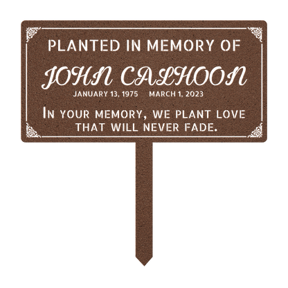 grave sign