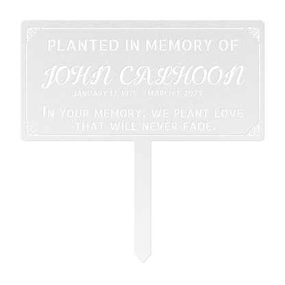 name plaque