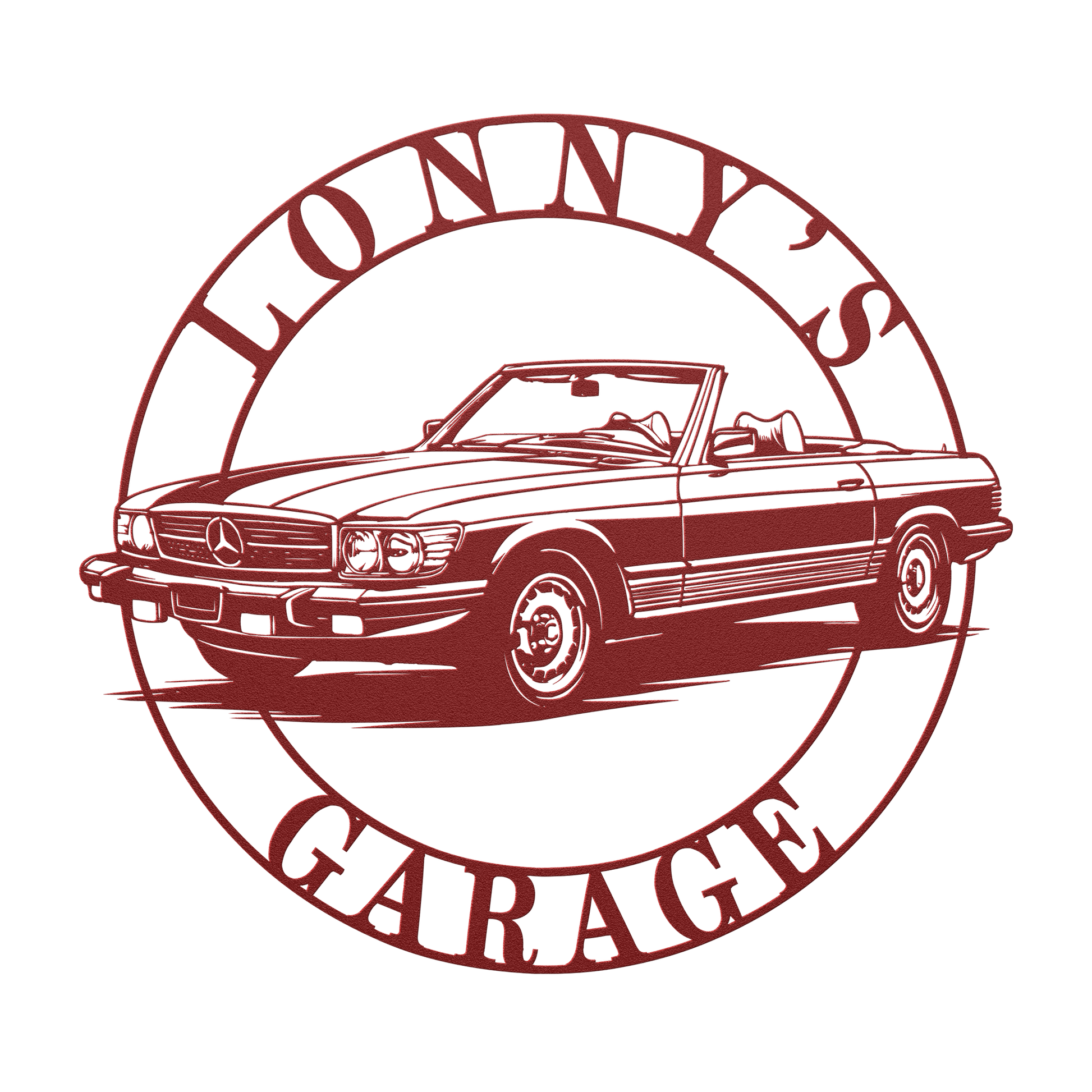 vintage european car decor