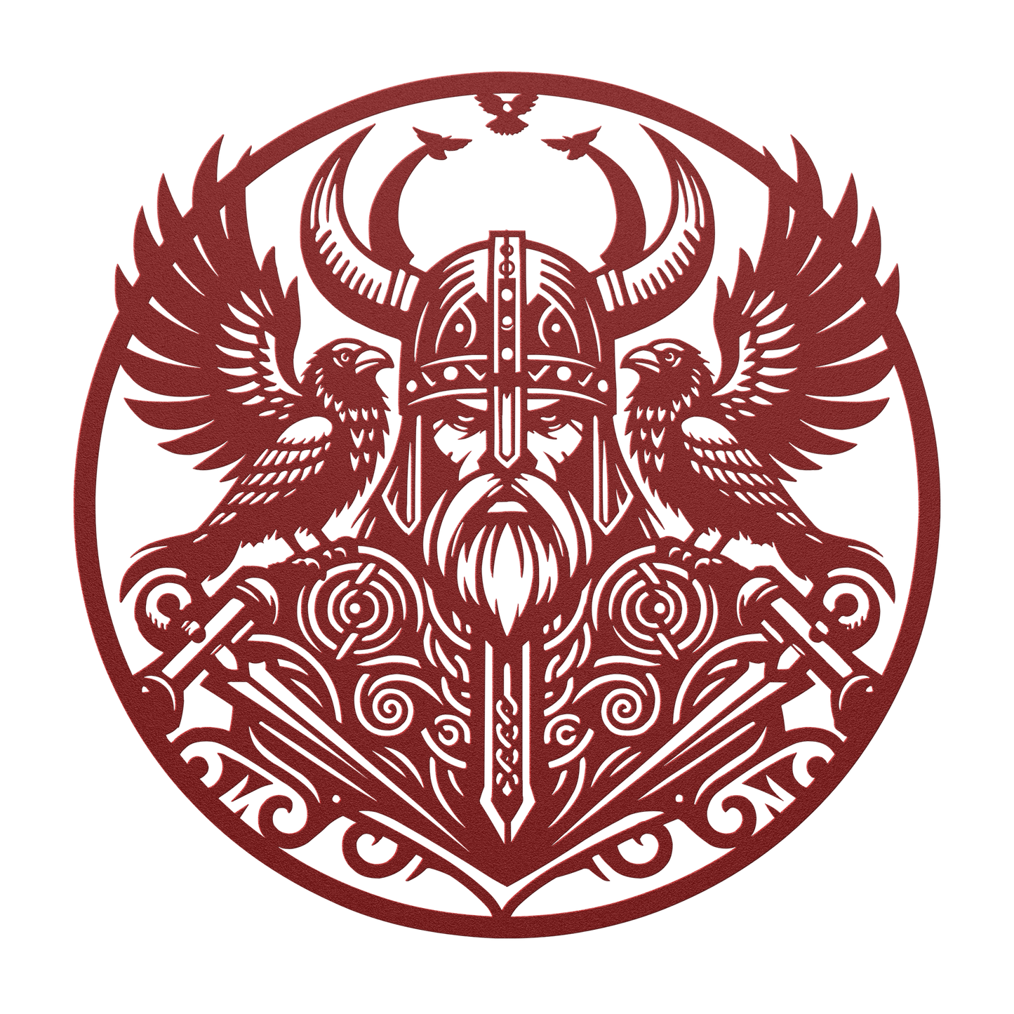 Personalized Viking steel plaque – Nordic history wall art for mead halls