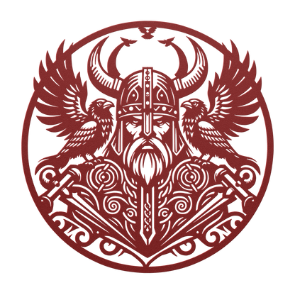 Personalized Viking steel plaque – Nordic history wall art for mead halls