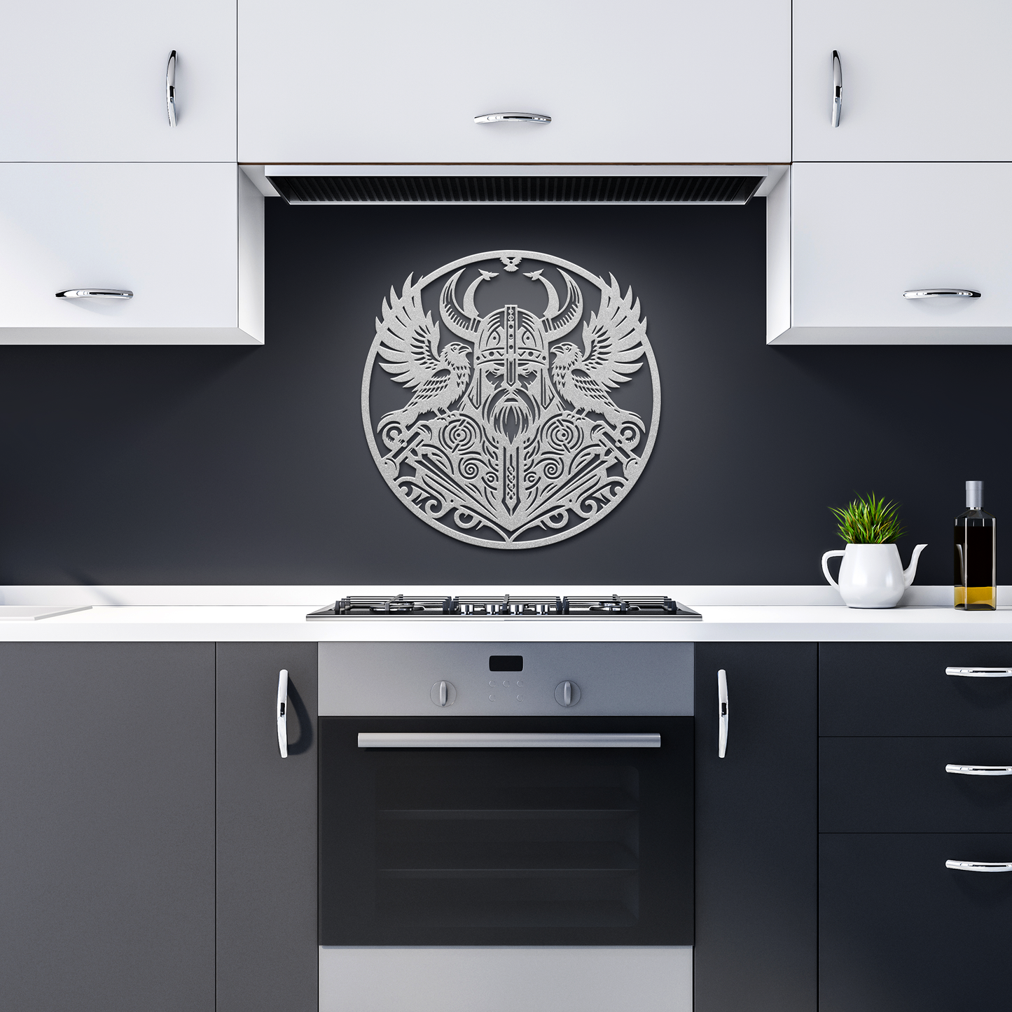 Metal_Sign__Viking_Warrior_Norse_Wall_A_Silver_Dark_Kitchen_Mockup.png