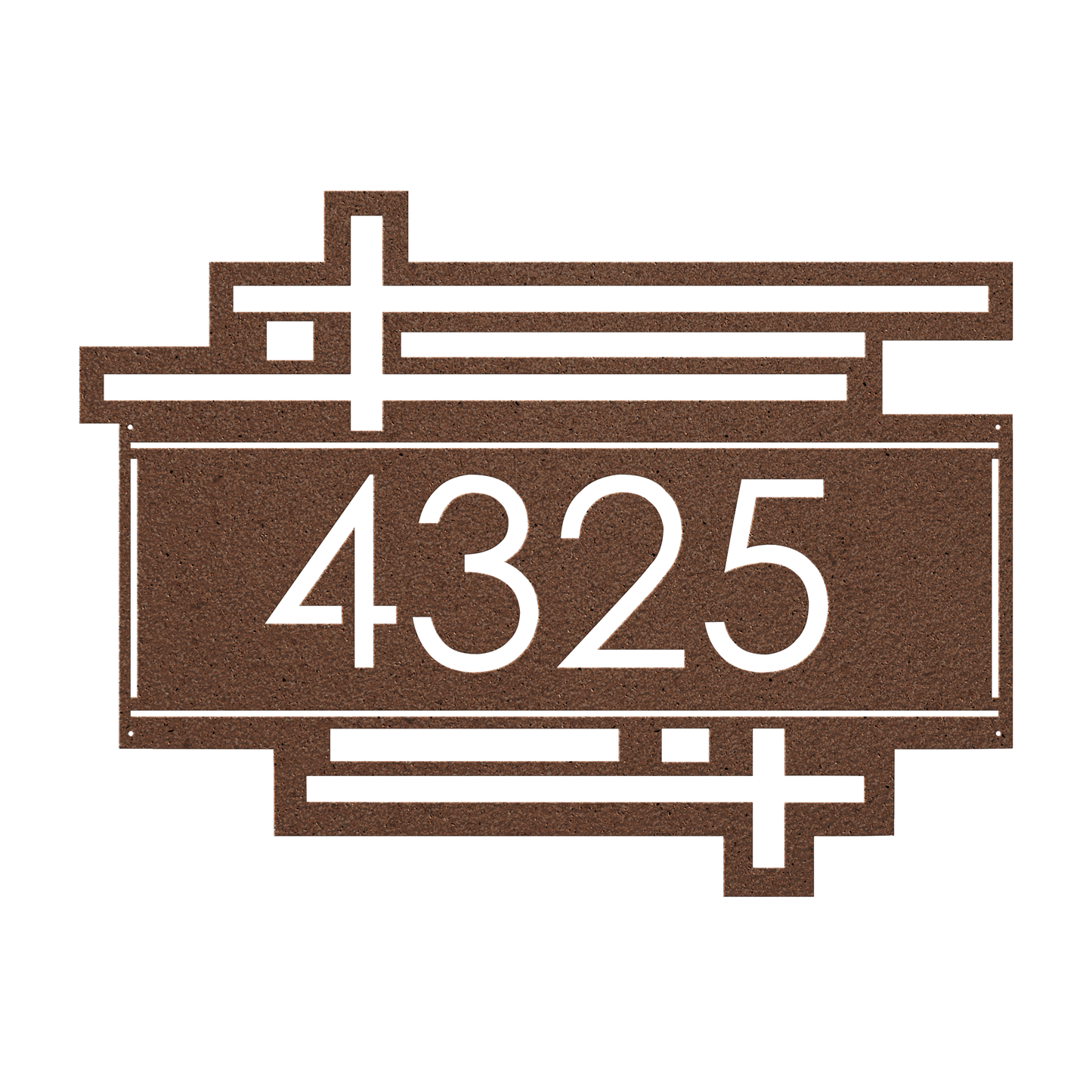 Metal Address Numbers