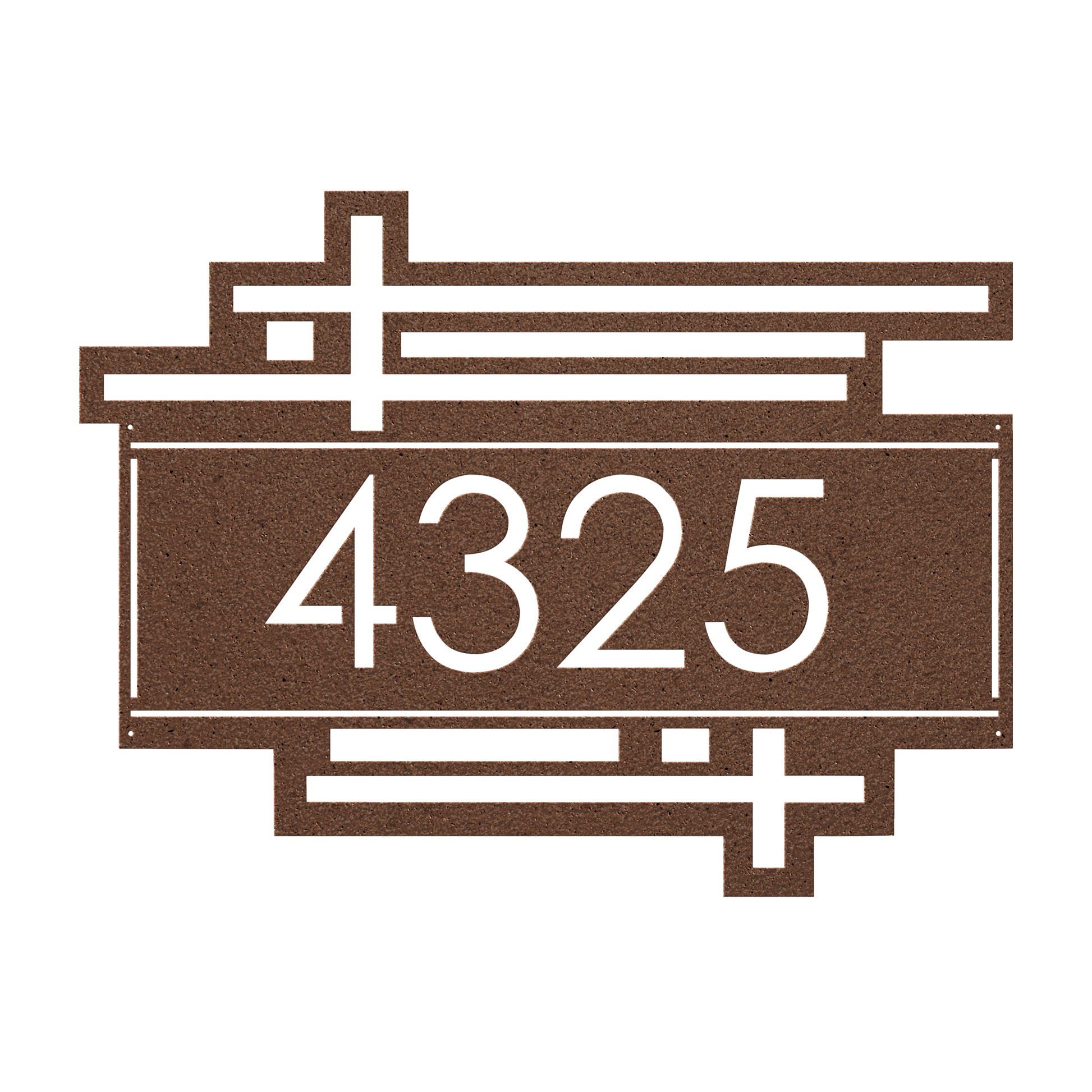 Metal Address Numbers