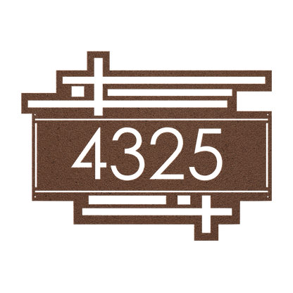Metal Address Numbers