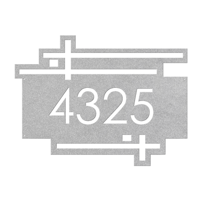 house number sign