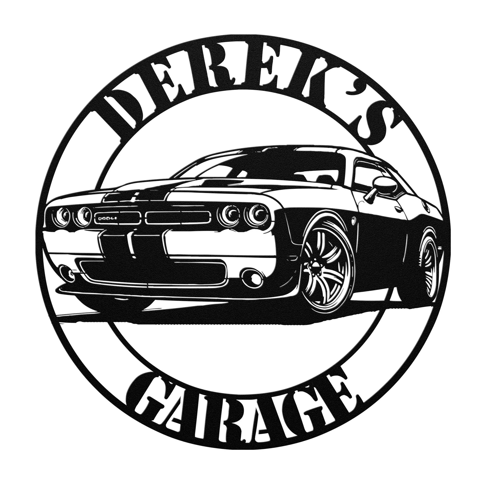 Dodge Challenger Sign