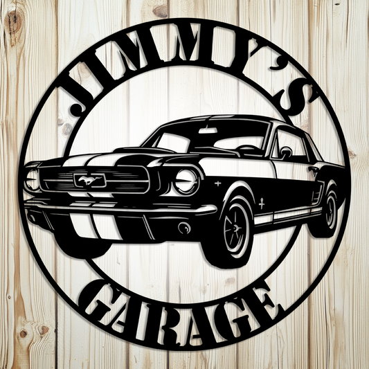 Ford Mustang Plaque 