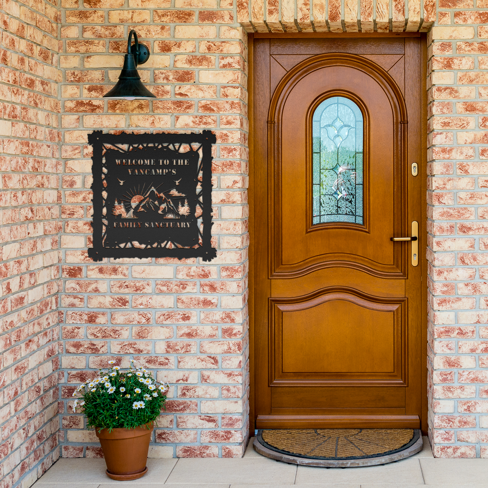 cottage welcome sign 