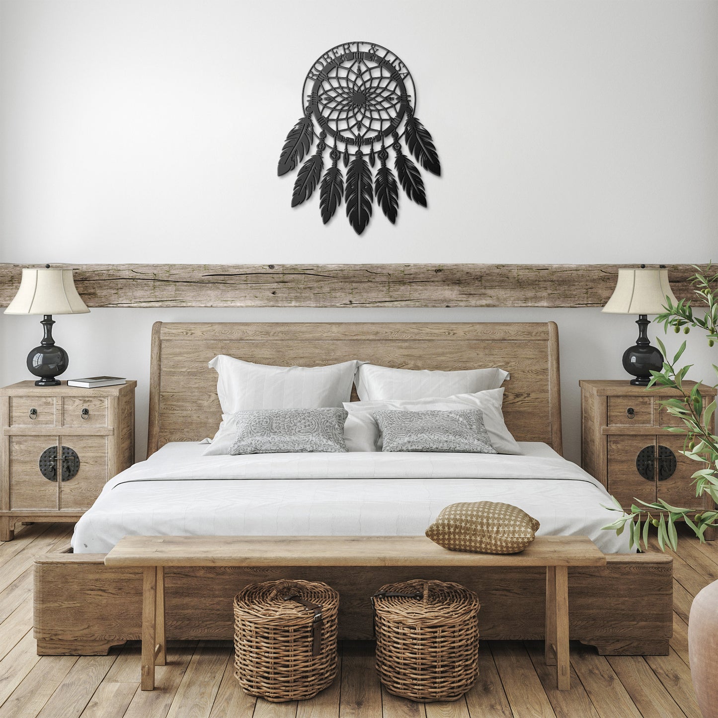 Native American Dreamcatcher Metal Sign Personalized Gift