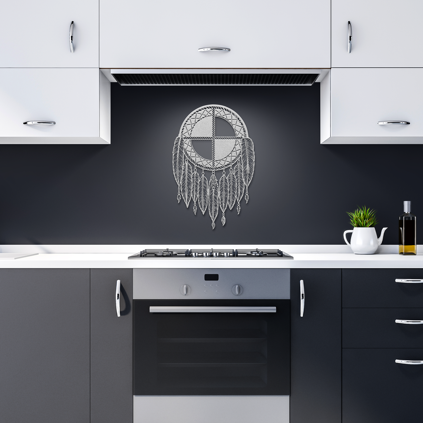 Native_American_Medicine_Wheel_Metal_Sig_Silver_Dark_Kitchen_Mockup.png