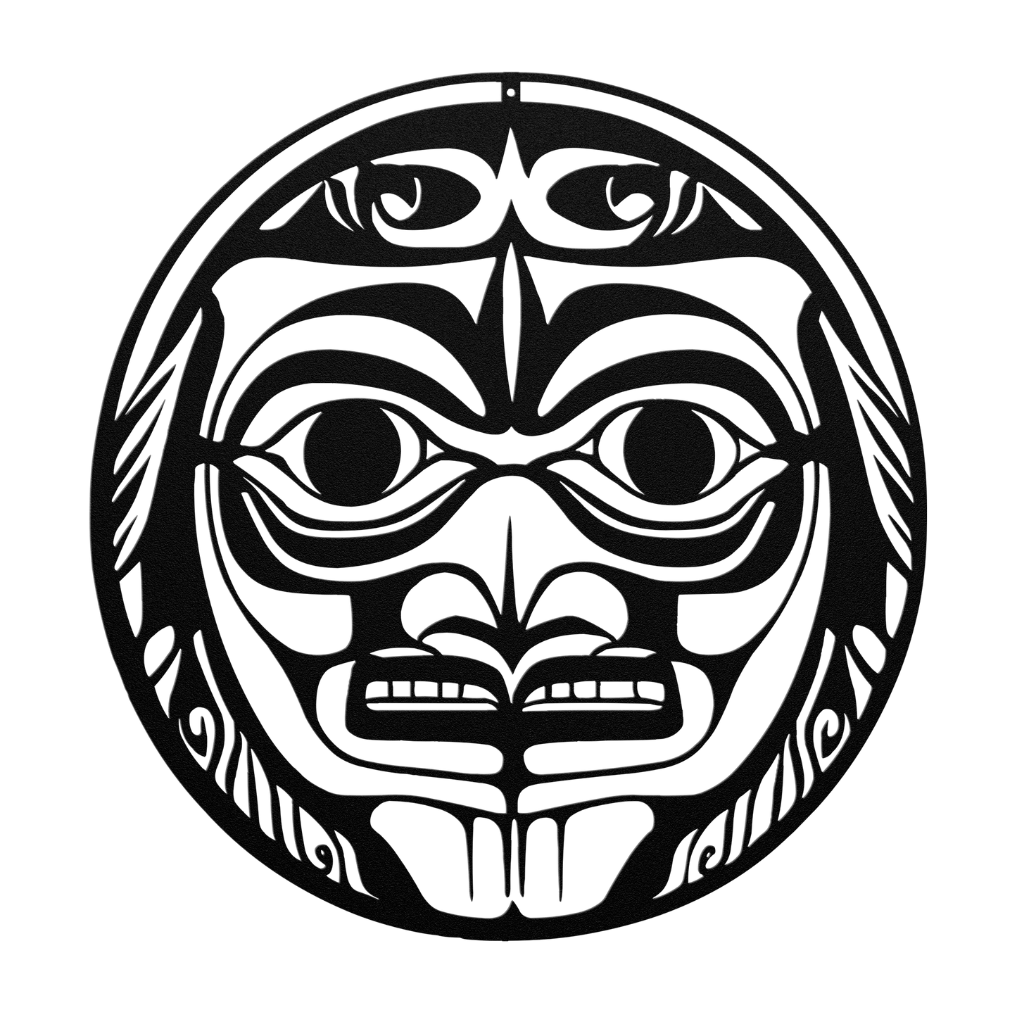 Custom Tribal Steel Totem Sign for Lodge or Cabin.png