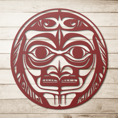 Northwest Totem Pole Metal Art – Alaskan Native Wall Decor