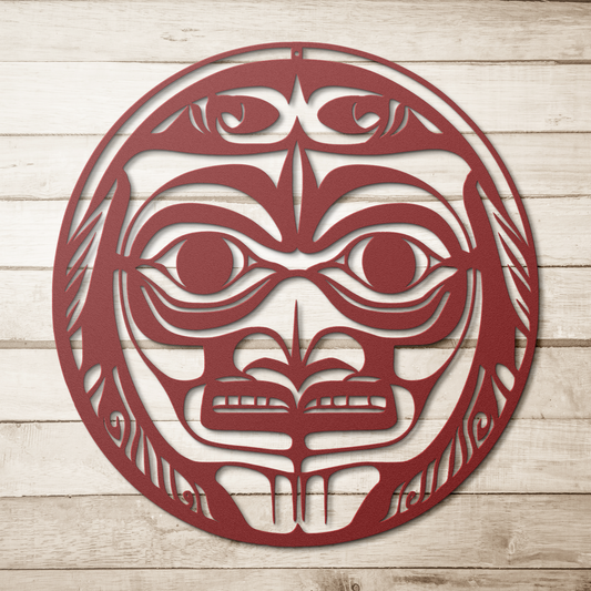 Northwest Totem Pole Metal Art – Alaskan Native Wall Decor