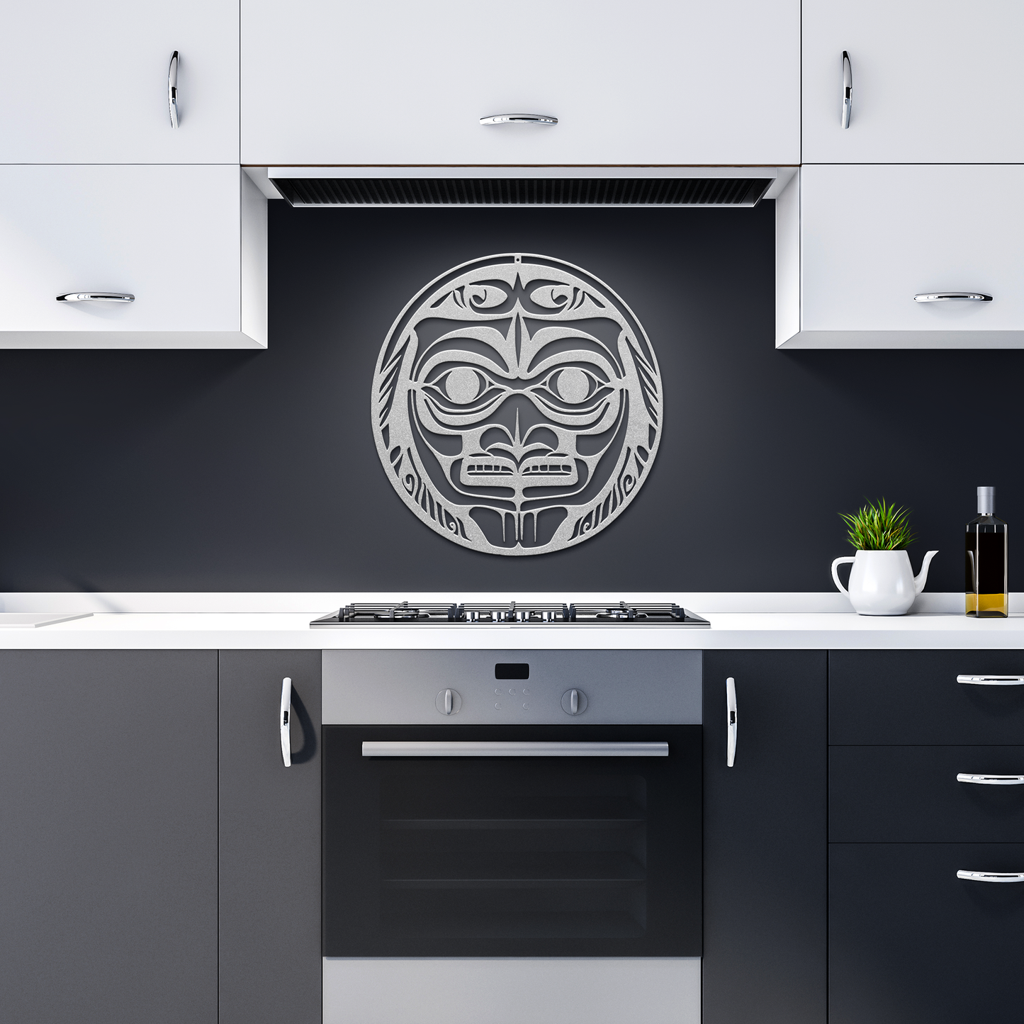 Northwest_Totem_Hummingbird_Metal_Art___Silver_Dark_Kitchen_Mockup.png