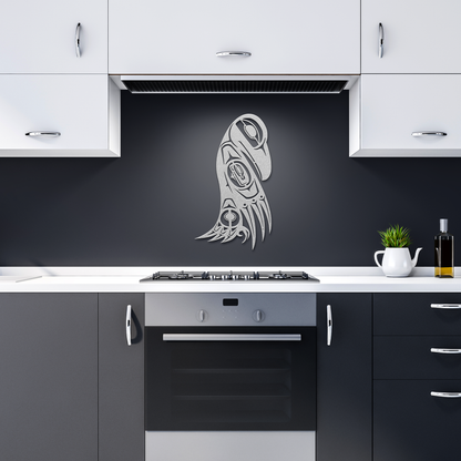 Northwest_Tribal_Raven_Totem_Pole_Metal__Silver_Dark_Kitchen_Mockup.png
