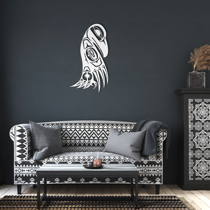 Northwest_Tribal_Raven_Totem_Pole_Metal__White_Dark_Living_Room_Mockup.png