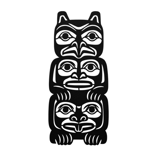 Northwest_Tribal_Totem_Pole_Metal_Sign__Black_Transparent_Mockup.png