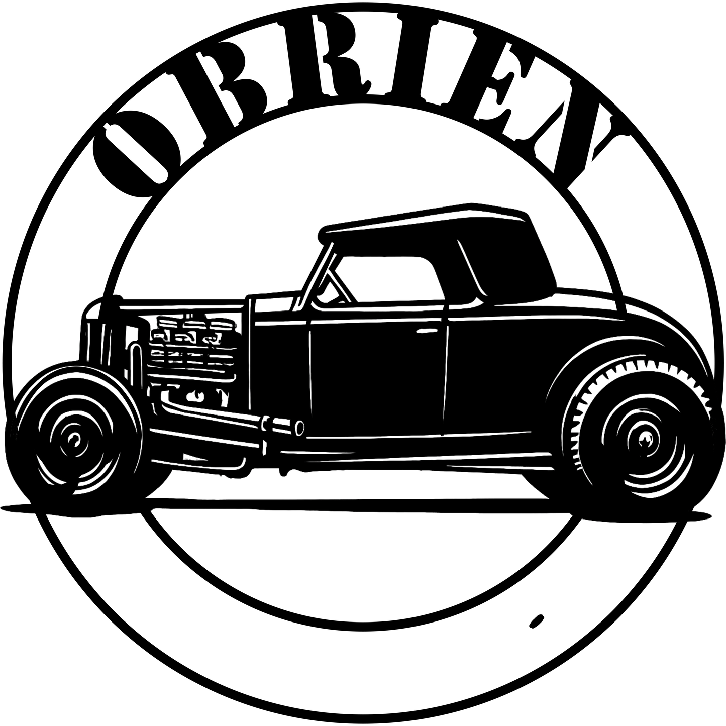 Personalized Car or Motorcycle Metal Wall Art Garage Metal Sign